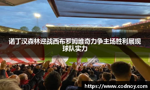 诺丁汉森林迎战西布罗姆维奇力争主场胜利展现球队实力